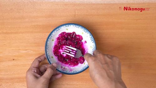 Yogurt Buah Naga – langkah 1