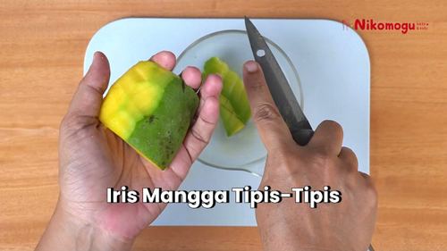 Dessert Mangga Matahari – langkah 1