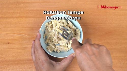 Bakso Tempe Ayam – langkah 1