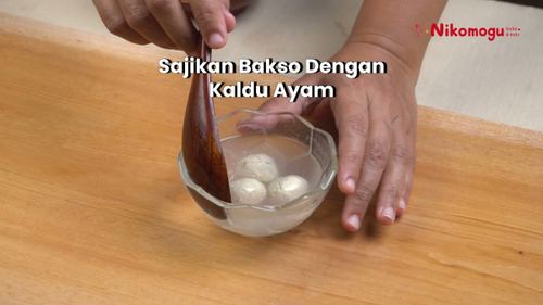 Bakso Tempe Ayam – langkah 6