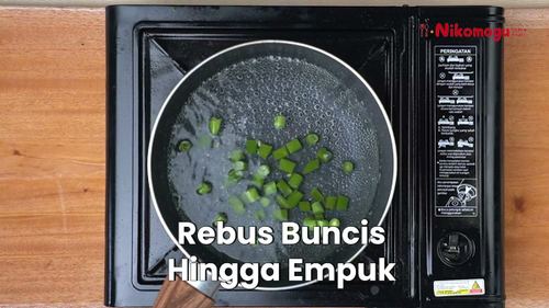 Salad Kedelai dan Keju – langkah 1
