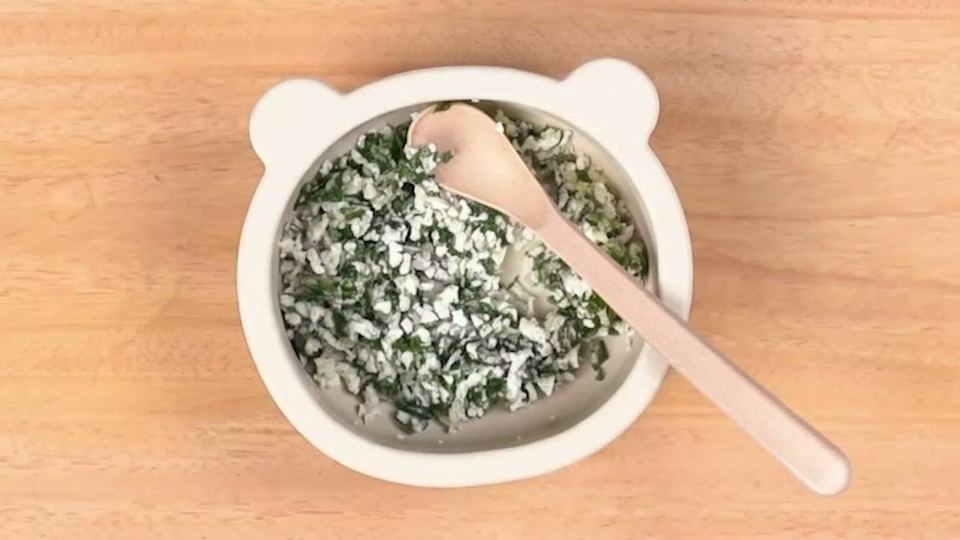 Tumis Halus Ayam Bayam Tahu