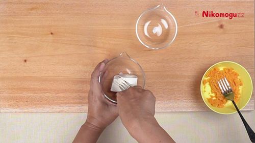 Mousse Tahu Ubi – langkah 2