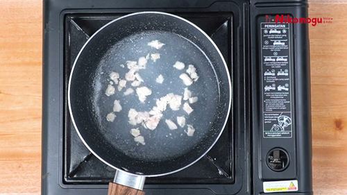 Bubur Ayam Wortel Labu – langkah 1
