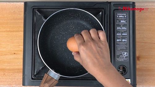 Bubur Telur Labu Brokoli – langkah 1