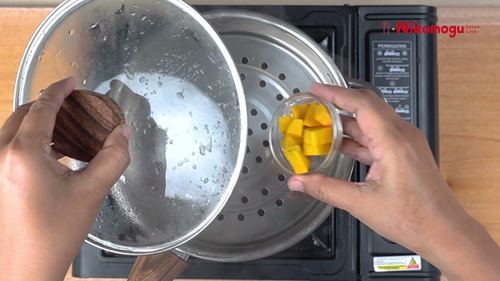 Bubur Telur Labu Brokoli – langkah 2