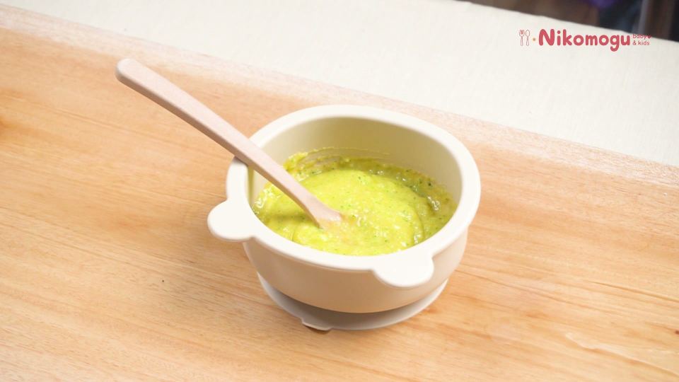 Bubur Telur Labu Brokoli