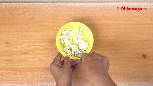 Bubur Tahu Bayam – langkah 2