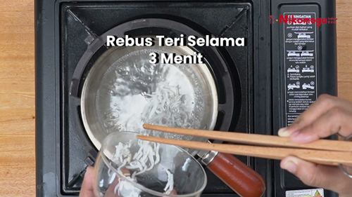 Bubur Teri Medan – langkah 2