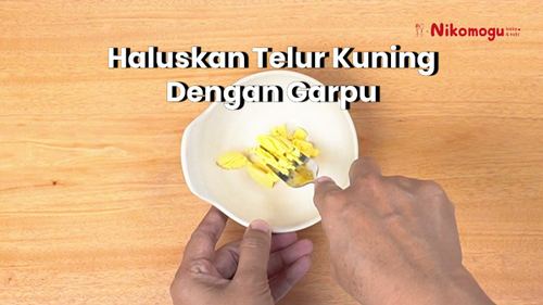 Bubur Kuning Telur Labu – langkah 2