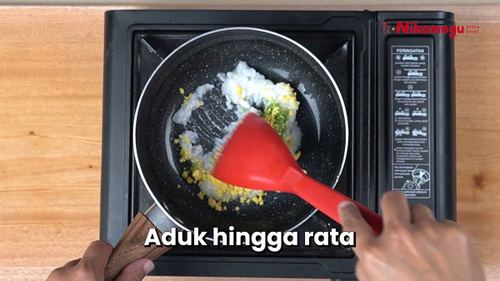 Bubur Brokoli Telur – langkah 4