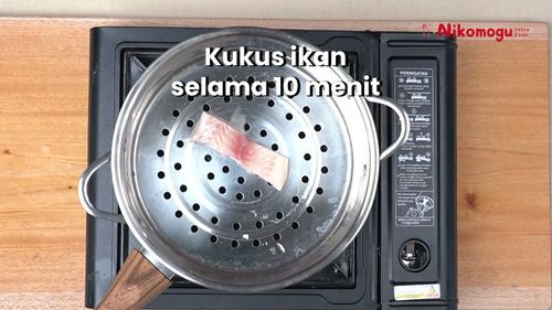 Tumis Ikan Bayam – langkah 3