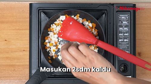 Tumis Udang Wortel – langkah 4