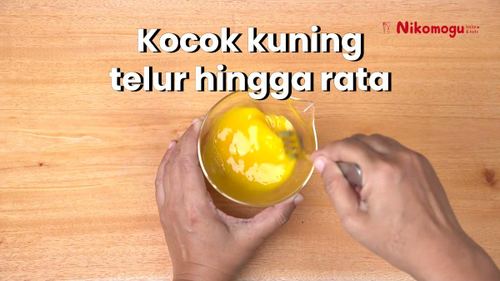 Omlet Telur Wortel – langkah 2