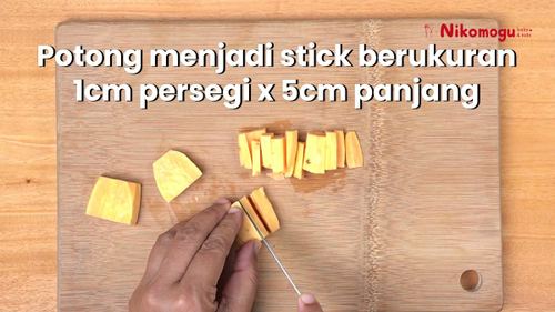 Sup Ubi Jalar Stick – langkah 1