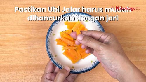 Sup Ubi Jalar Stick – langkah 3