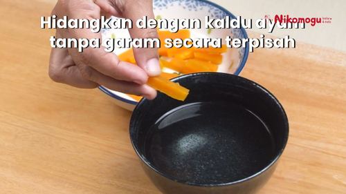 Sup Ubi Jalar Stick – langkah 4