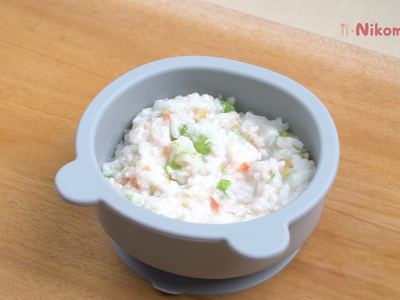Bubur Nasi Ayam Tomat Keju