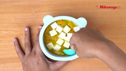 Sup Tahu Labu – langkah 5
