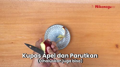 Dessert Ubi Apel Hangat – langkah 2