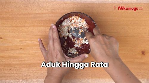 Tsukune Ayam Tahu – langkah 3