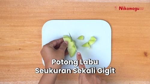 Potage Labu Susu – langkah 1