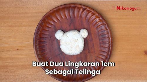 Nasi Kepal Beruang – langkah 3