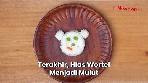 Nasi Kepal Beruang – langkah 5