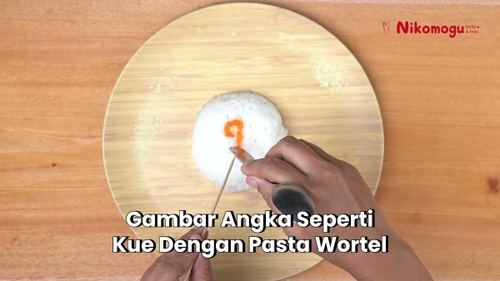 Bubur Ulang Tahun（Perayaan ulang tahun pertama &  Perayaan bulanan) – langkah 2
