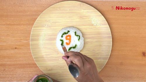 Bubur Ulang Tahun（Perayaan ulang tahun pertama &  Perayaan bulanan) – langkah 3