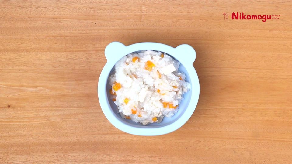 Nasi Tim Ayam Tahu Wortel