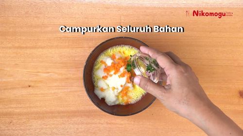 Roti Kukus Wortel Bayam – langkah 3