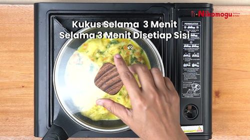 Roti Kukus Wortel Bayam – langkah 4