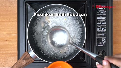 Labu Kuning Rebus dengan Ayam Cincang – langkah 2
