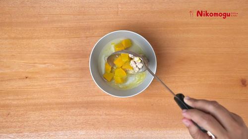 Labu Kuning Rebus dengan Ayam Cincang – langkah 5