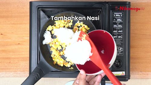 Nasi Goreng Telur Bayi – langkah 4