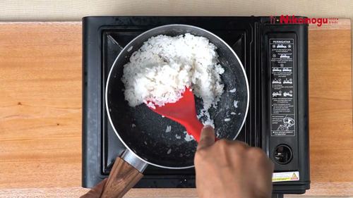 Nasi Kepal Bunga – langkah 2
