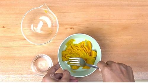 Pure Labu Kuning – langkah 3