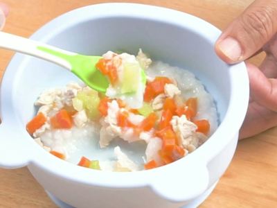 Bubur Ayam Wortel Labu