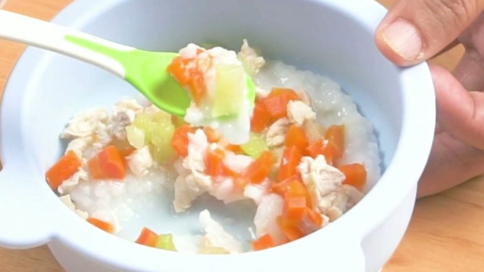 Bubur Ayam Wortel Labu