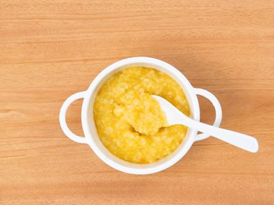 Bubur Kuning Telur Labu
