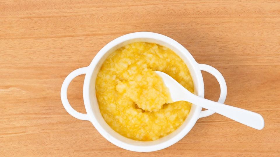 Bubur Kuning Telur Labu