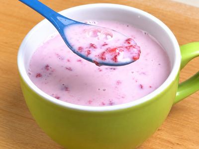 Dessert Susu Kedelai Stroberi